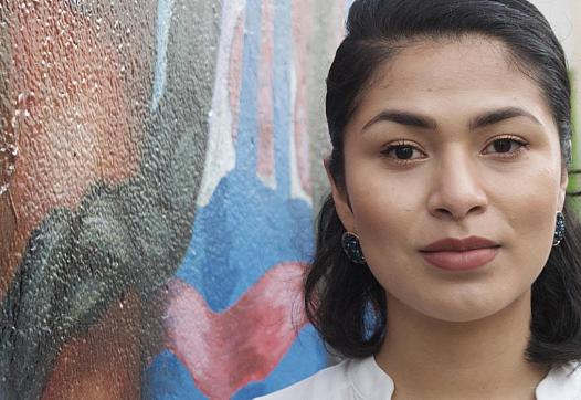 Reyna Maldonado, 24, was born in the Mexican state of Guerrero and crossed the border with an uncle when she was six years old.
